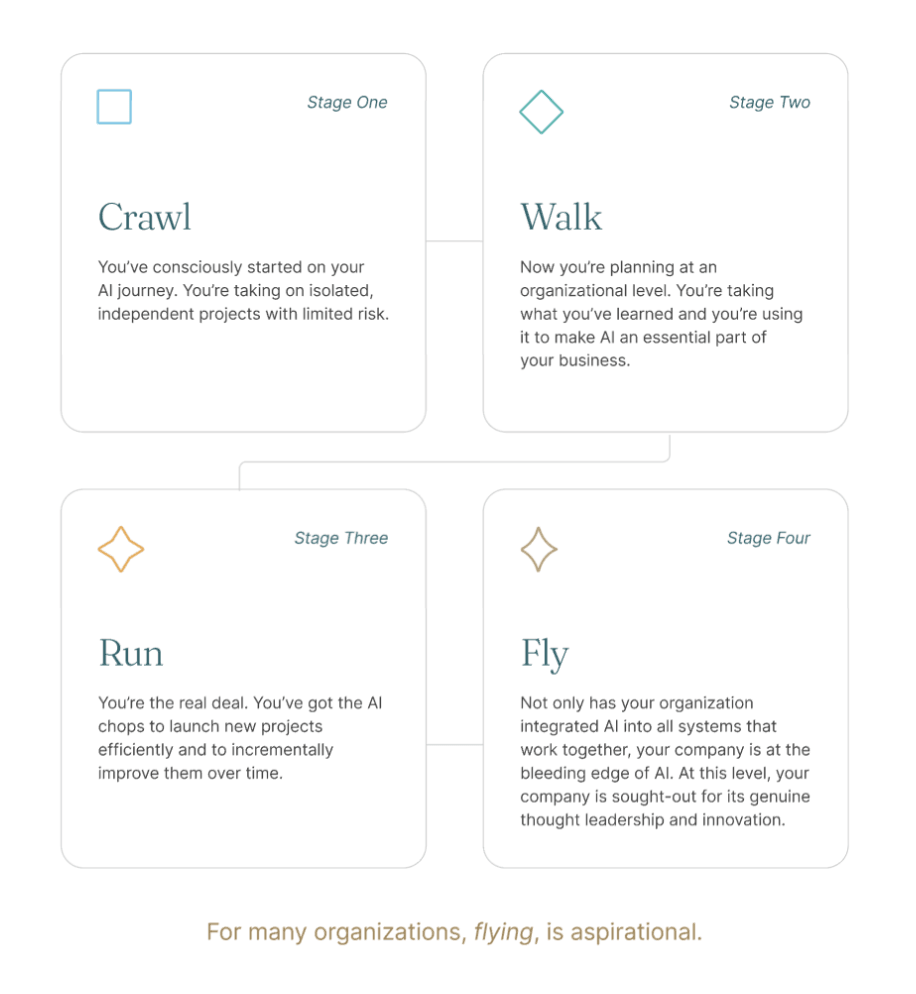 AI Maturity Model infographic