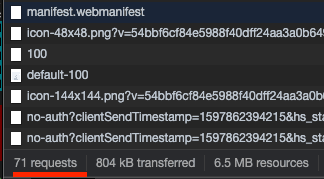 HTTP request in developer tool image